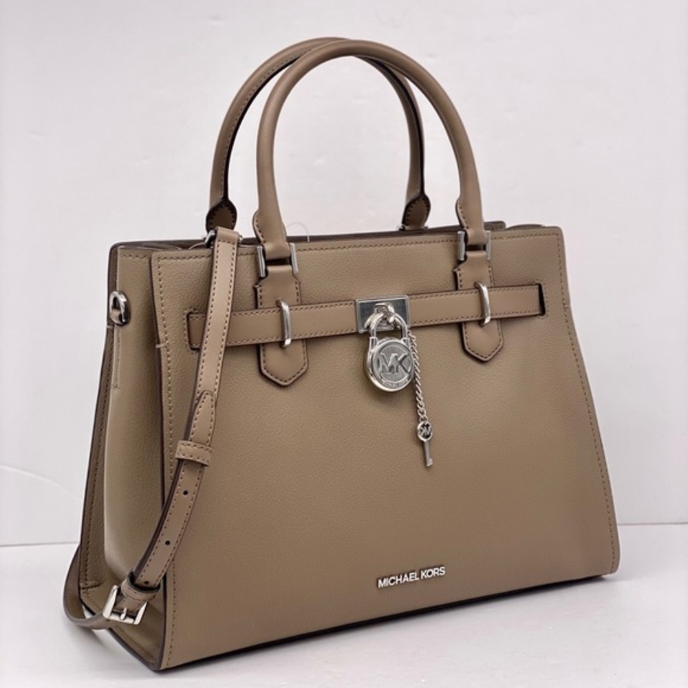 Michael Kors Hamilton Medium Satchel Crossbody Bag Dusk Color